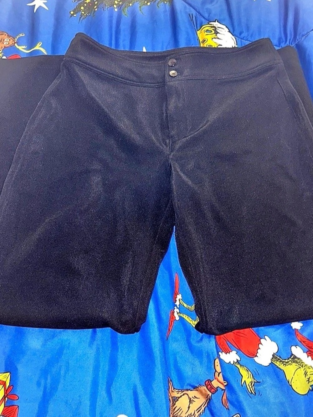 Chico's Black Straight Leg Pants Size 1.5 Reg